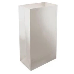 Lumabase 11 In. Silver Luminaria Bags (Count Of 24)-48924 206461371