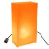 Lumabase Orange Lighted Electric Luminaria Kit (10-Count String)-33910 206461394
