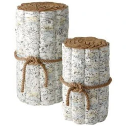Martha Stewart Living 11 In. Birch Display Bases (Set Of 2)-9732800410 300266024