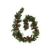 Martha Stewart Living 12 Ft. Pre-Lit Festive Garland With Cedar And Pine-9781100610 300373945