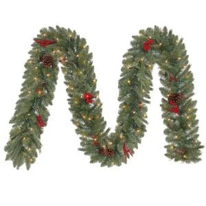 Martha Stewart Living 12 Ft. Winslow Artificial Garland With 100 Clear Lights-GTC0P4598C00 205983438 1 Martha Stewart Living 12 Ft. Winslow Artificial Garland With 100 Clear Lights-GTC0P4598C00 205983438