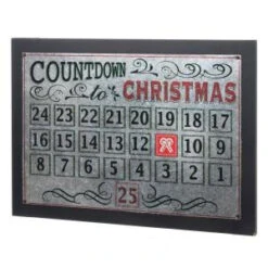 Martha Stewart Living 22 In. L Metal Christmas Countdown Calendar-2317210HD 206954309