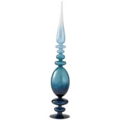 Martha Stewart Living 24 In. H Medium Swirled Glass Finial-9756910310 300247756