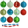 Martha Stewart Living 3 In. Alpine Holiday Shatter-Resistant Ornament (75-Count)-HE-131 206953608