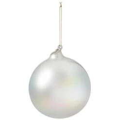 Martha Stewart Living 3 In. Platinum Bubble Gum Ornament-9323300250 300242236