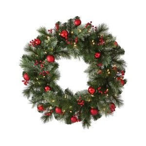 Martha Stewart Living 30 In. Artificial Christmas Wreath With Cedar And Pine-9781010610 300338053 1 Martha Stewart Living 30 In. Artificial Christmas Wreath With Cedar And Pine-9781010610 300338053