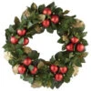 Martha Stewart Living 30 In. Pre-Lit Artificial Christmas Wreath With Magnolias And Ornaments-9754600610 300267134