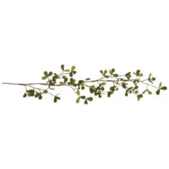 Martha Stewart Living 4 Ft. Fabric Mistletoe Garland-9783200610 300259839