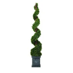 Martha Stewart Living 5 Ft. Juniper Slim Spiral Artificial Tree-9317100610 206498232