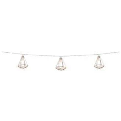 Martha Stewart Living 7 Ft. LED Pre-Lit Open Metalwork Garland-9780600140 300259860