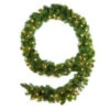 Martha Stewart Living 9 Ft. Pre-Lit Downswept Douglas Fir Garland-9316200610 206497679