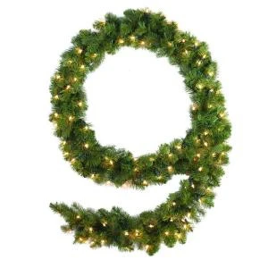 Martha Stewart Living 9 Ft. Pre-Lit Downswept Douglas Fir Garland-9316200610 206497679 1 Martha Stewart Living 9 Ft. Pre-Lit Downswept Douglas Fir Garland-9316200610 206497679