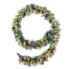 Martha Stewart Living 9 Ft. Pre-Lit Glittery Bristle Pine Garland-9316000610 206497625