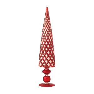 Martha Stewart Living Heirloom 14 In. Red Glass Finial-9772710110 300246829 1 Martha Stewart Living Heirloom 14 In. Red Glass Finial-9772710110 300246829