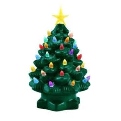 Mr. Christmas 10 In. Green Nostalgic Christmas Tree With LED's-17378 207213089