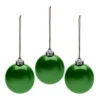 Mr. Christmas 6 In. Outdoor Pearlized Green New Ornament (Set Of 3)-48002M 206265398