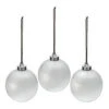 Mr. Christmas 6 In. Outdoor Pearlized White New Ornament (Set Of 3)-48004M 206265399
