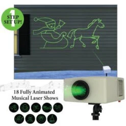Mr. Christmas Lights And Sounds Laser Show With Tripod-60564 207212993