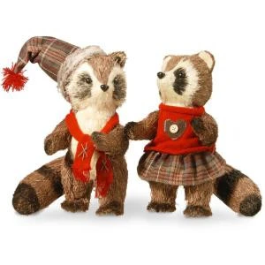 National Tree Company 12 In. Raccoon Pair-RAC-J81J82 300487170 1 National Tree Company 12 In. Raccoon Pair-RAC-J81J82 300487170