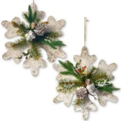 National Tree Company 12 In. Snowflake Decoration Set-RAC-BX209958 300487319