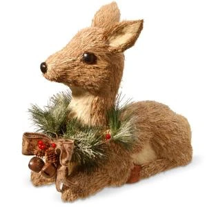 National Tree Company 15 In. Resting Brown Deer-RAC-A029PK 300487295 1 National Tree Company 15 In. Resting Brown Deer-RAC-A029PK 300487295