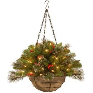 National Tree Company 20 In. Crestwood Spruce Hanging Basket With Battery Operated Warm White LED Lights-CW7-300-20H-B1 300487215 1 National Tree Company 20 In. Crestwood Spruce Hanging Basket With Battery Operated Warm White LED Lights-CW7-300-20H-B1 300487215