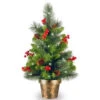 National Tree Company 24 In. Crestwood Spruce Tree With Battery Operated Warm White LED Lights-CW7-334-20 300478235