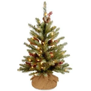 National Tree Company 24 In. Dunhill Fir Tree With Battery Operated Warm White LED Lights-DUF-300-20-B1 300478165 1 National Tree Company 24 In. Dunhill Fir Tree With Battery Operated Warm White LED Lights-DUF-300-20-B1 300478165