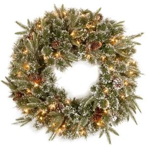National Tree Company 24 In. Liberty Pine Artificial Christmas Wreath With Clear Lights-PELB7-300-24W-1 300182951 1 National Tree Company 24 In. Liberty Pine Artificial Christmas Wreath With Clear Lights-PELB7-300-24W-1 300182951