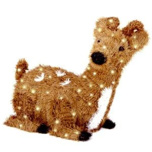 National Tree Company 24 In. Resting Reindeer With Clear Lights-CI7-DBR-24RLO 300487225 1 National Tree Company 24 In. Resting Reindeer With Clear Lights-CI7-DBR-24RLO 300487225