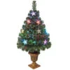 National Tree Company 3 Ft. Fiber Optic Evergreen Artificial Christmas Tree With Star Decoration-SZEX7-133-36 205331311