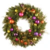 National Tree Company 30 In. Battery Operated Kaleidoscope Artificial Wreath With 70 Clear LED Lights-KS3-300L-30WB 206084833