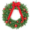 National Tree Company 30 In. Battery Operated Mixed Fir Artificial Wreath With 50 Clear LED Lights-DC3-186-30WB-1 206084826