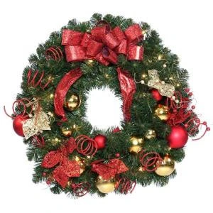 National Tree Company 30 In. Decorative Collection Artificial Wreath With 50 Clear Lights-DC3-161L-30W 206084813 1 National Tree Company 30 In. Decorative Collection Artificial Wreath With 50 Clear Lights-DC3-161L-30W 206084813