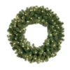 National Tree Company 30 In. Feel-Real Downswept Douglas Fir Artificial Wreath With 100 Clear Lights-PEDD4-312-30W-1 205945919