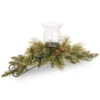 National Tree Company 30 In. Glittery Bristle Pine Centerpiece And Candle Holder-GB3-810-30C-A 300478215