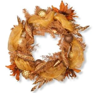 National Tree Company 30 In. Harvest Ribbon Artificial Wreath-HC3-103-30W 300182866 1 National Tree Company 30 In. Harvest Ribbon Artificial Wreath-HC3-103-30W 300182866