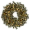 National Tree Company 36 In. Winchester Pine Artificial Wreath With Clear Lights-WCH7-300-36W-1 300182753