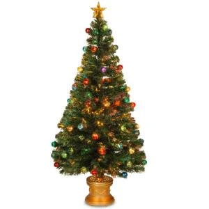 National Tree Company 5 Ft. Fiber Optic Fireworks Artificial Christmas Tree With Ball Ornaments-SZOX7-100L-60 300496226 1 National Tree Company 5 Ft. Fiber Optic Fireworks Artificial Christmas Tree With Ball Ornaments-SZOX7-100L-60 300496226