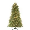 National Tree Company 5 Ft. PowerConnect Tiffany Fir Artificial Christmas Slim Tree With Clear Lights-PETF4-304P-50MS 300443187