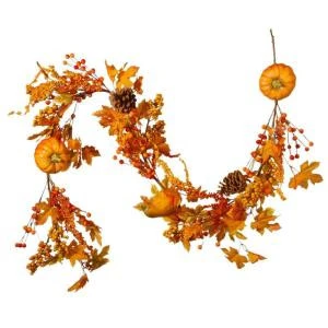 National Tree Company 6 Ft. Pumpkin Garland-RAHV-LFG51870 207123495 1 National Tree Company 6 Ft. Pumpkin Garland-RAHV-LFG51870 207123495