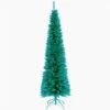 National Tree Company 6 Ft. Turquoise Tinsel Artificial Christmas Tree-TT33-714-60 300487960