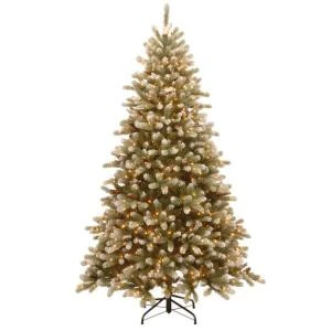 National Tree Company 7-1/2 Ft. Feel Real Adirondack Blue Spruce Hinged Artificial Christmas Tree With Cones And 750 Clear Lights-PEACB1-300-75 207183214 1 National Tree Company 7-1/2 Ft. Feel Real Adirondack Blue Spruce Hinged Artificial Christmas Tree With Cones And 750 Clear Lights-PEACB1-300-75 207183214