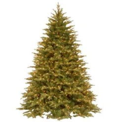 National Tree Company 7-1/2 Ft. Feel Real Nordic Spruce Hinged Artificial Christmas Tree With 1000 Clear Lights-PENS1-325-75 207183296