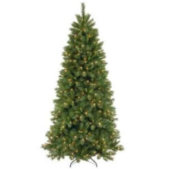 National Tree Company 7-1/2 Ft. Lehigh Valley Pine Hinged Artificial Christmas Tree With 500 Clear Lights-LVP7-307-75 207183194