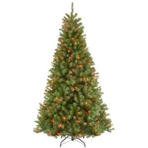 National Tree Company 7 Ft. North Valley Spruce Hinged Artificial Christmas Tree With 500 Multicolor Lights-NRV7-301-70 207183203 1 National Tree Company 7 Ft. North Valley Spruce Hinged Artificial Christmas Tree With 500 Multicolor Lights-NRV7-301-70 207183203
