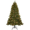 National Tree Company 7.5 Ft. Cashmere Cone And Berry Decorated Artificial Christmas Tree With 550 Clear Lights-CCB19-75LO 205146866
