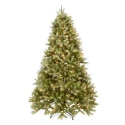 National Tree Company 7.5 Ft. Pre-Lit Green Douglas Fir Down Swept Artificial Christmas Tree With Clear Lights-PEDD1-312-75 202214963