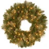 National Tree Company Carolina Pine 30 In. Artificial Wreath With Clear Lights-CAP3-306-30W-1 300182842