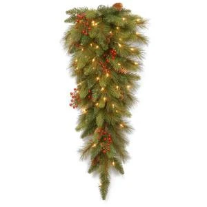 National Tree Company Decorative Collection 36 In. Long Needle Pine Cone Teardrop With Clear Lights-DC3-178L-36T 300441260 1 National Tree Company Decorative Collection 36 In. Long Needle Pine Cone Teardrop With Clear Lights-DC3-178L-36T 300441260